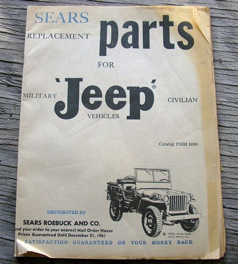 vintage jeep parts catalog